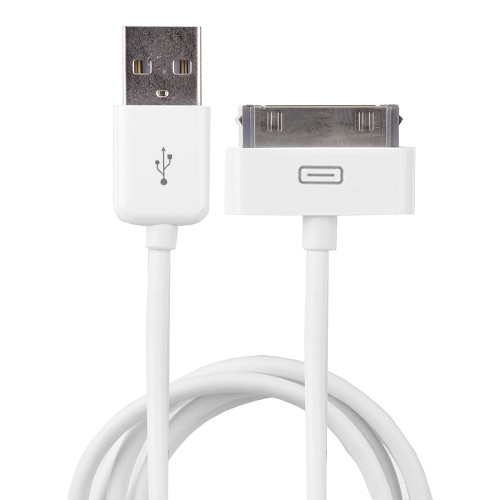 3' @.com DCD14228 30-Pin Dock Connector Charge & Sync Cable for iPhone