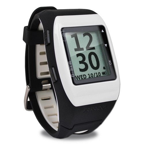 PAPAGO! GW770WH-US GoWatch 770 Waterproof Multi-Sports GPS Watch w/Heart Rate Monitor (White/Black)