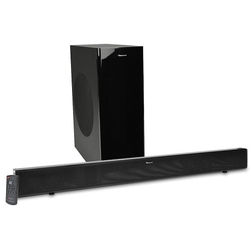 Nakamichi NK12 37" 2.1-Channel 400W Bluetooth Surround Sound Bar Home Theater System w/Wireless Subwoofer (Black) - B