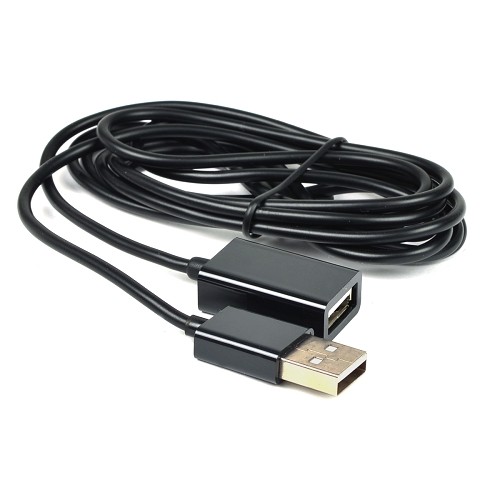 6' @.com ONA14TA038E USB 2.0 A (M) to USB 2.0 A (F) Extension Cable (Black)