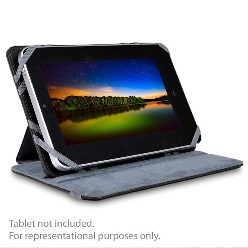 Onn ONA14TA066 Folio Case w/Stylus - Fits 7" or 8" Tablets (Black)