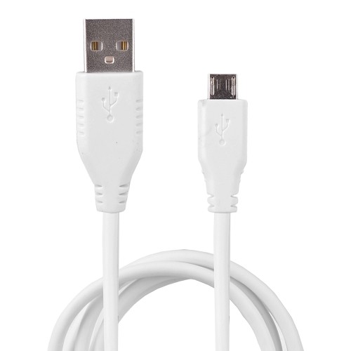 6' @.com ONA15WI109E USB 2.0 A (M) to USB 2.0 Micro-B (M) Charge & Sync Cable (White)