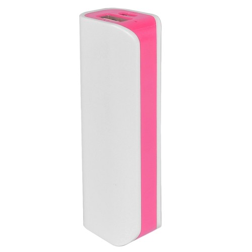 Onn ONB14WI203 Portable Battery PRO 2000mAh Power Bank w/Micro USB cable (Pink/White)