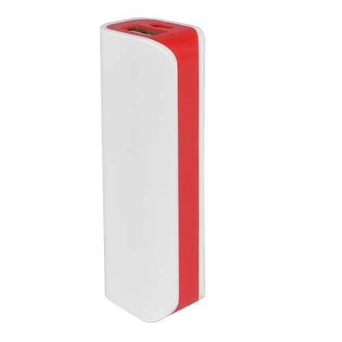 Onn ONB14WI204 Portable Battery PRO 2000mAh Power Bank w/Micro USB Cable (Red/White)