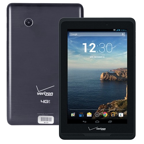 Verizon Ellipsis 7 Quad-Core 1.2GHz 8GB Wi-Fi + 4G LTE 7" IPS Touchscreen Tablet Android 4.4 w/Dual Cams & BT - B