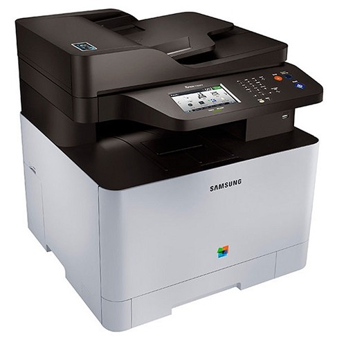 Samsung Xpress SL-C1860FW USB 2.0/WiFi All-in-One Color Laser Scanner Copier Fax Printer w/4.3" Touch LCD (No Toner) - B
