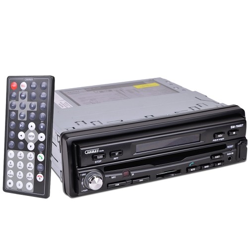 Sumas Media SM-788BT In-Dash CD/DVD Player/MP3/SD/USB/Radio/Bluetooth Car Stereo w/7" TFT LCD Monitor (Black)