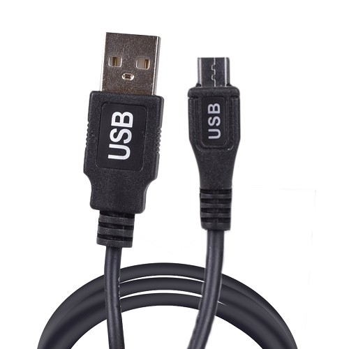 6' Sumas Media SMA-MCUSB USB 2.0 A (M) to USB 2.0 Micro-B (M) Charge & Sync Cable (Black)