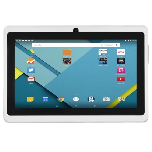 TG-TEK TG751C Quad-Core 1.34GHz 1GB 4GB 7" Capacitive Touchscreen Tablet Android 5.1 w/Cam (White)