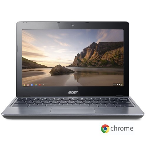 Acer C720-2844 Celeron 2955U Dual-Core 1.4GHz 4GB 16GB SSD 11.6" LED Chromebook Chrome OS w/Cam & BT