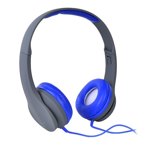Onn ONA14AA006 Extra Bass Over-Ear Stereo Headphones w/3.5mm Jack (Blue/Gray)