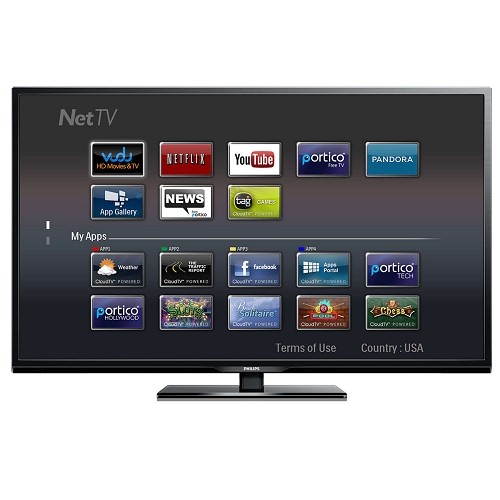 58" Philips 4000 Series 58PFL4609/F7 1080p Widescreen LED LCD Smart TV - 16:9 3 HDMI ATSC/NTSC Tuners w/Wi-Fi