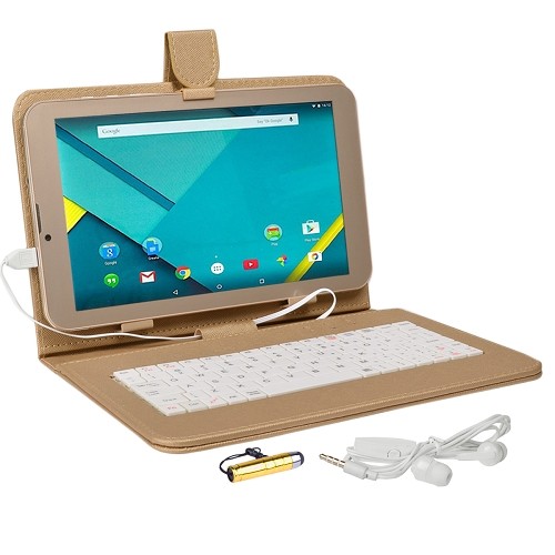 Maxwest Astro Phablet 9 Quad-Core 1.3GHz 1GB 16GB 9" Touchscreen Unlocked 4G Dual-SIM Phone/Tablet Android 5.1 (Gold)