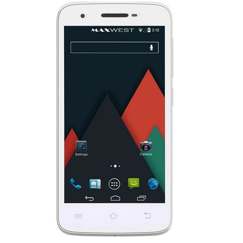 Maxwest Astro 6 4G 6" Touchscreen Quad-Core 1.3GHz 8GB Unlocked Quad Band GSM Dual-SIM Smartphone Android 4.4 (White)