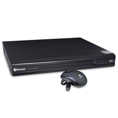 Swann CONVR-C163MPT 3MP 16-Channel 3TB DVR Home Security System w/Remote Access