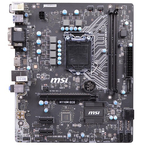 MSI H110M ECO Intel H110 Socket 1151 mATX Motherboard w/HDMI
