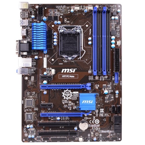 MSI H97 PC MATE Intel H97 CrossFire Socket 1150 ATX Motherboard w/HDMI