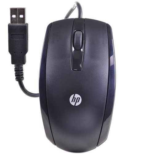 HP KY619AA 3-Button USB Optical Scroll Mouse (Black)