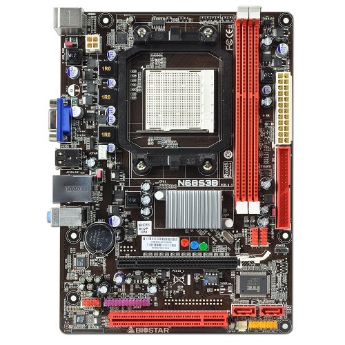 Biostar N68S3B NVIDIA GeForce 7025 Socket AM3 mATX Motherboard w/Video
