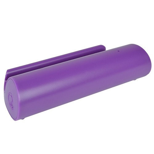 Que Design QUE-3000 Portable 3000mAh Power Bank w/Built-in Cradle (Eggplant Purple) - Retail Hanging Package