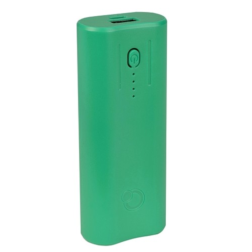 Que Design QUE-4400 Portable 4400mAh Power Bank (Forest Green) - Retail Hanging Package