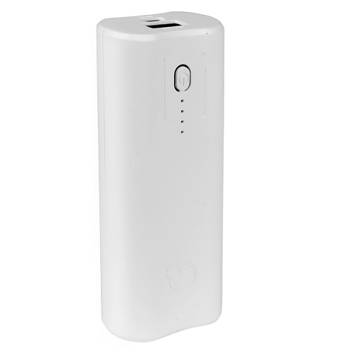 Que Design QUE-4400 Portable 4400mAh Power Bank (White) - Retail Hanging Package