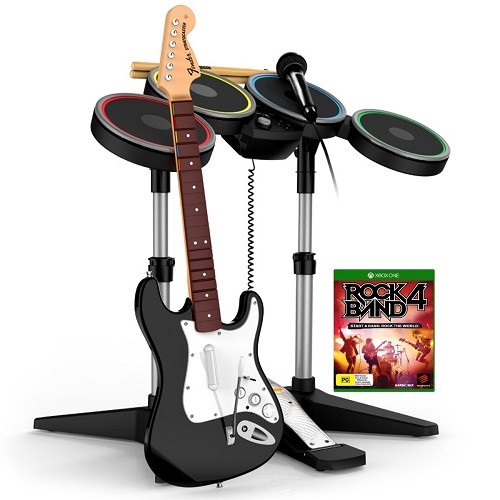 Rock Band 4 Band-in-a-Box Bundle for Microsoft Xbox One w/Wireless Guitar