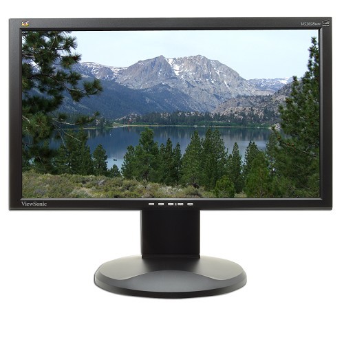 20" ViewSonic VG2028wm DVI 1600x900 Widescreen LCD Monitor w/Speakers & USB Hub (Black) - B