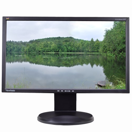 22" ViewSonic VG2228wm-LED DVI/VGA 1080p Widescreen LED LCD Monitor w/Speakers & USB Hub (Black) - B