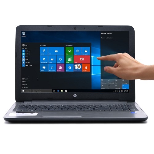 HP 15-ba040nr Touchscreen Fusion Quad-Core A10-9600P 2.4GHz 8GB 1TB DVD±RW 15.6" LED Notebook W10H w/Cam & BT (Silver)