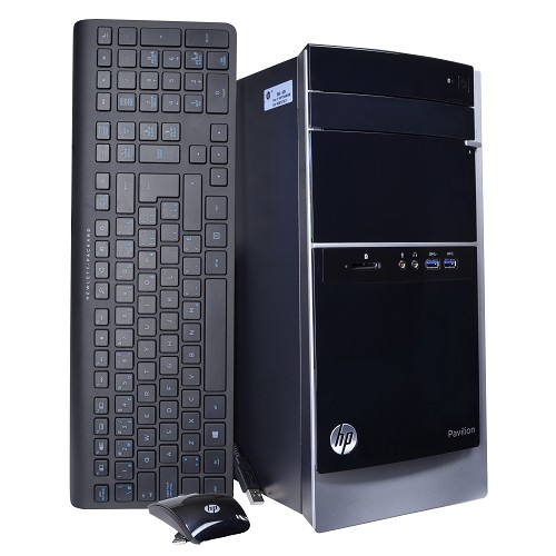 HP Pavilion 500-467c Fusion Quad-Core A8-6410 2.0GHz 8GB 1TB DVD±RW W8.1P Desktop PC w/DVI & WiFi-N - B