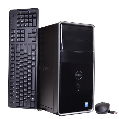 Dell I3847-6162BK Core i3-4170 Dual-Core 3.7GHz 8GB 1TB DVD±RW W10H Mini-Tower Desktop PC w/HDMI & WiFi-N - B