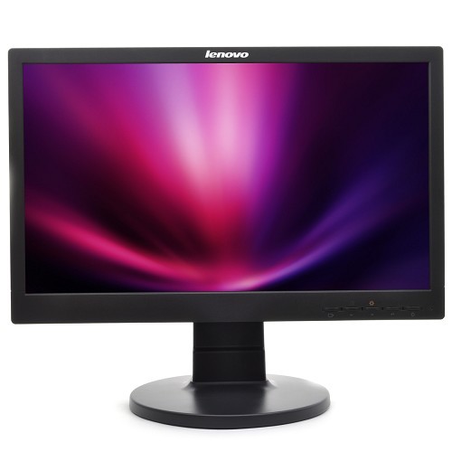 18.5" Lenovo D186 VGA 1366x768 Widescreen LCD Monitor (Black) - B