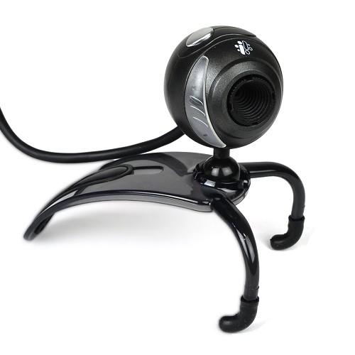 i-Concepts Deluxe 640x480 USB 2.0 Webcam w/Built-in Microphone & LCD Clip-On (Black)