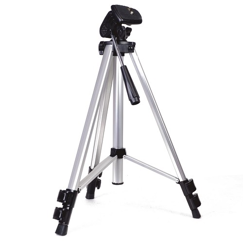 54" Compact Tripod for Digital Cameras & Camcorders (Silver/Black)