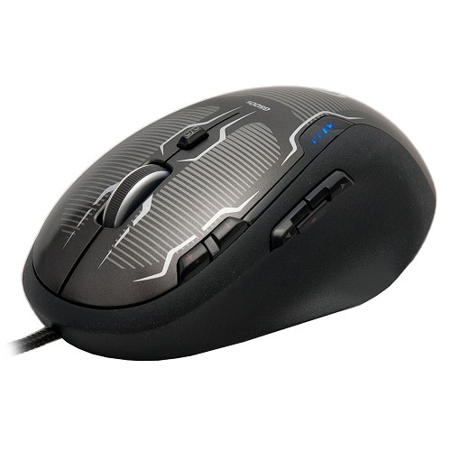 Logitech G500s 10-Button USB Wired Laser Scroll Gaming Mouse w/8200dpi & Adjustable Weight Cartridge - B