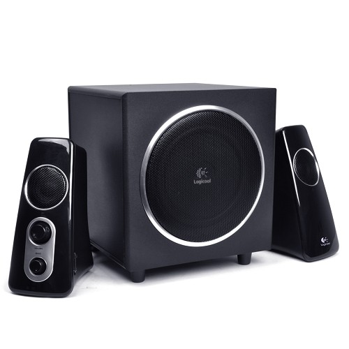 Logicool Z523 3-Piece 2.1 Channel Multimedia Speaker System w/360-degree Sound (Black)