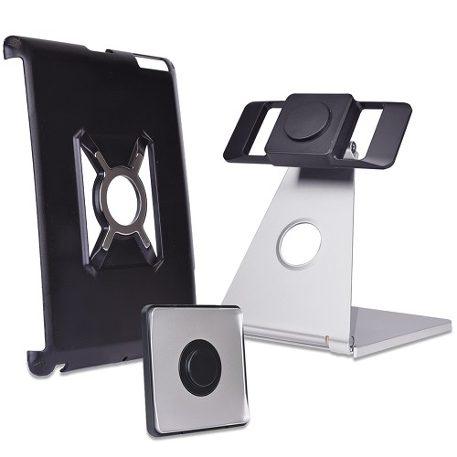 OmniMount iPad Air Adjustable Stand & Mount for iPad Air (Black/Silver)