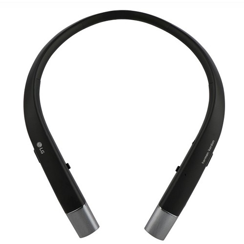 LG TONE INFINIM HBS-920 Bluetooth Wireless Stereo Headset w/Dual Microphones & Retractable Earbuds (Black)