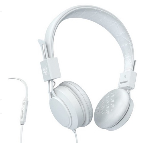 JLab Intro On-Ear Stereo Headphones w/Inline Microphone