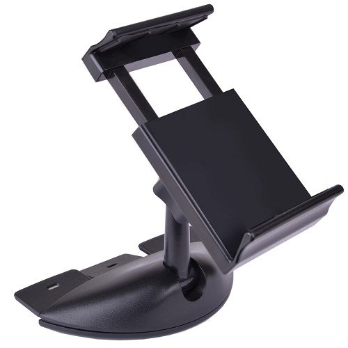 iMount JHD-36HD86 Car CD Player Slot Mount Holder for Smartphones w/360-Degree Adjustable Angle (Black)