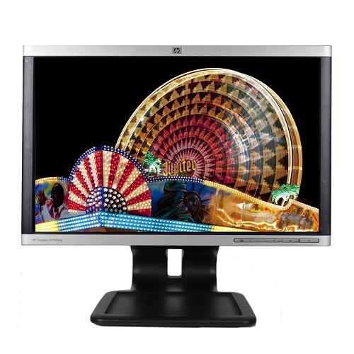 19" HP LA1905wg DisplayPort/DVI/VGA 1440x900 Widescreen LCD Monitor - Rotates to Portrait or Landscape View!