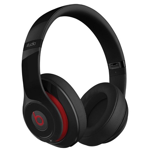 Beats by Dr. Dre Studio Wireless Foldable On-Ear Stereo Headphones w/Detachable 3.5mm Cable & Case (Black)