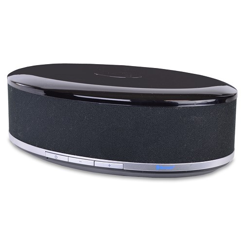 Q Experience QAA14AV029 Oval Wireless Bluetooth 2.0 Stereo Speaker w/Auxiliary Jack (Black) - B