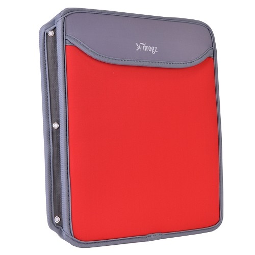 iFrogz Schoolpad Sleeve/Case for iPad (All Gens) & Tablets up to 9.7" - Fits in 3-Ring Binder