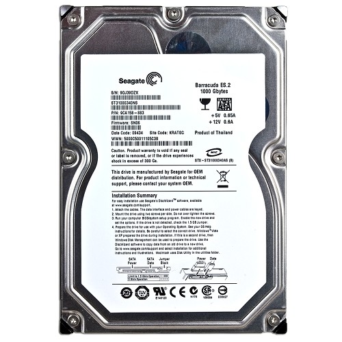Seagate Barracuda Enterprise ES.2 1 Terabyte (1TB) SATA/300 7200RPM 32MB Hard Drive