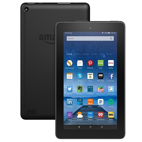 Amazon Fire Quad-Core 1.3GHz 1GB 8GB 7" IPS Touchscreen Tablet Fire OS 5 (5th generation) (Black) - B