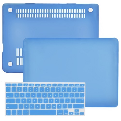 Frosted Hard Shell Case for 13" MacBook Pro w/Keyboard Cover (Royal Blue)