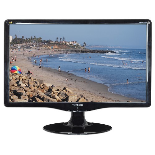 24" ViewSonic VA2431wm DVI/VGA 1080p Widescreen LCD Monitor w/Speakers (Black) - B
