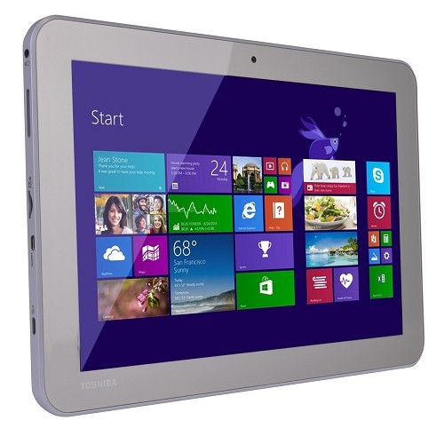 Toshiba Encore 2 Atom Z3735G Quad-Core 1.33GHz 1GB 32GB 8" Multi-Touch Tablet W8.1 w/Dual Cams & BT (Satin Gold) - B